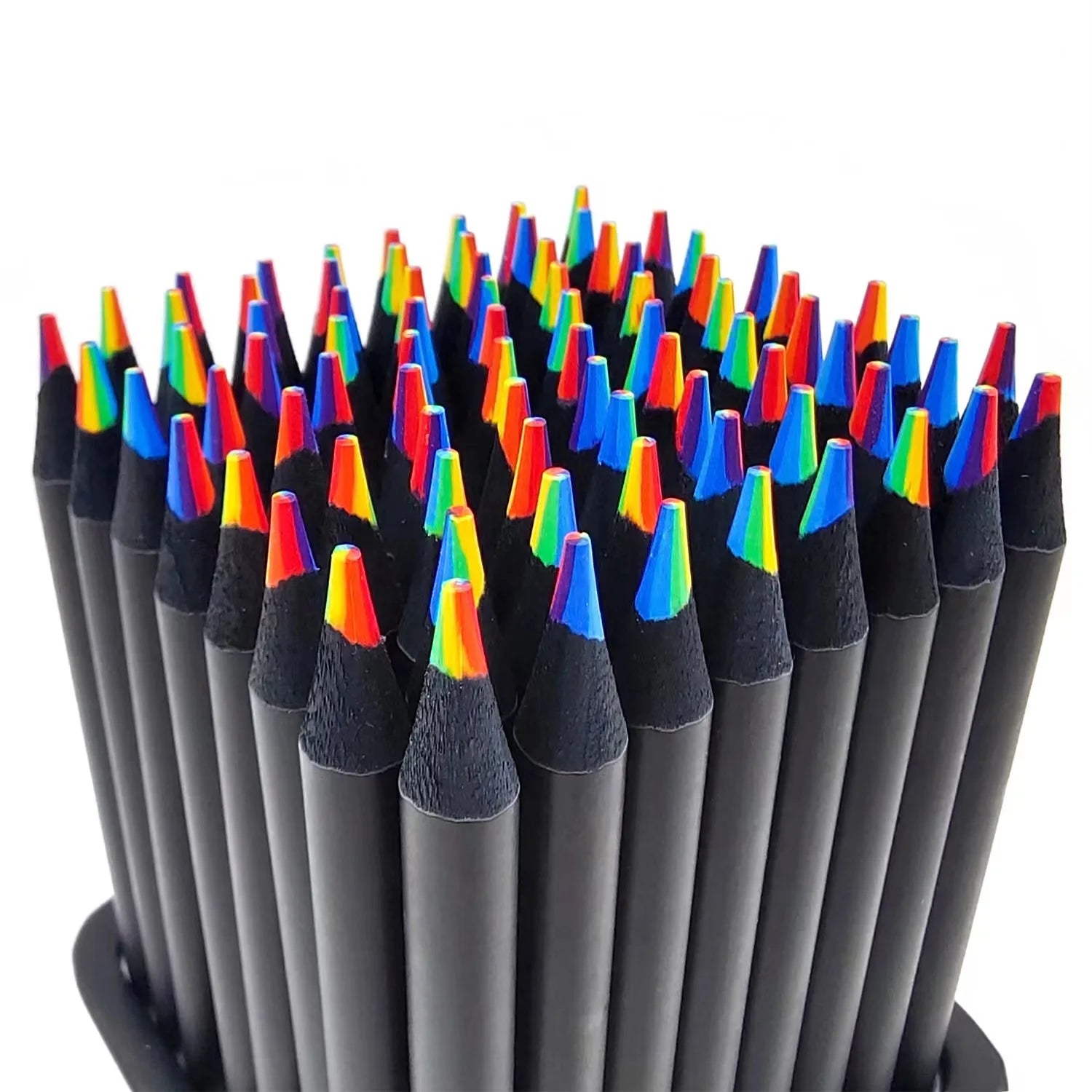 12PCS Colorful Rainbow Pencil