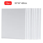 10 Pcs Blank Canvas Board
