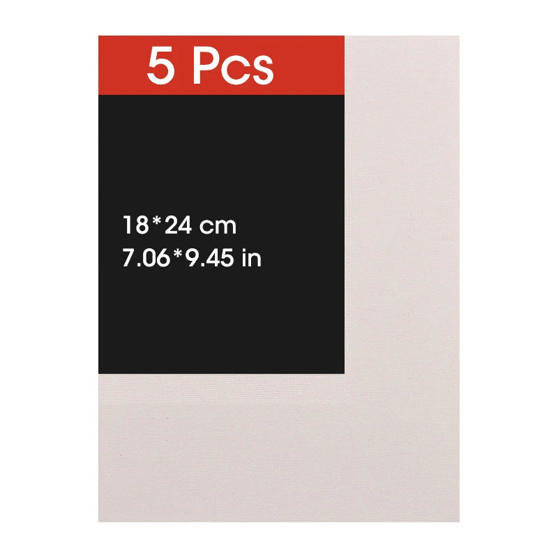 5pcs Canvas Board