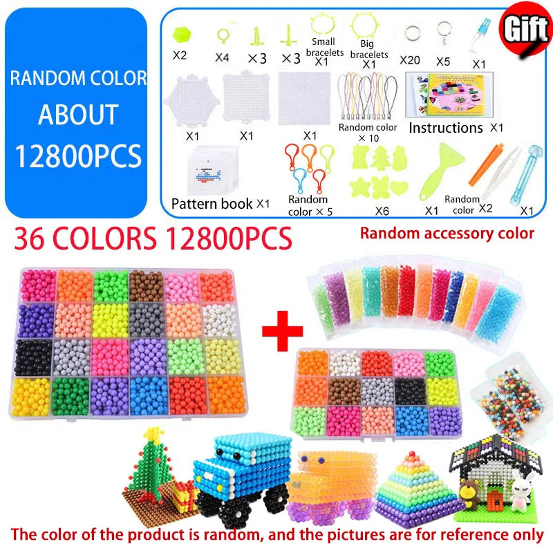 Handmade Magic Water Fuse Beads Set