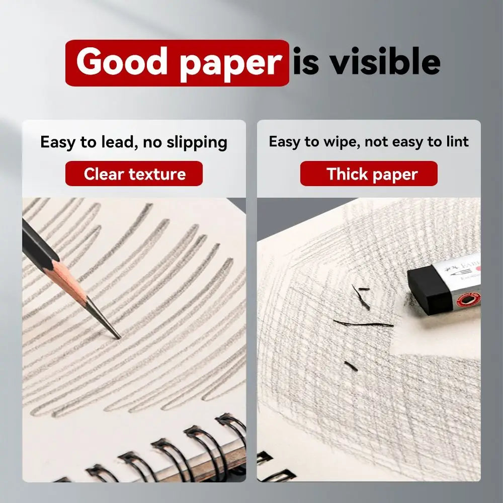 30 Sheets 8K 16K Spiral Sketchbook