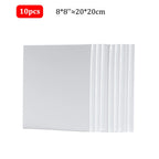 10 Pcs Blank Canvas Board