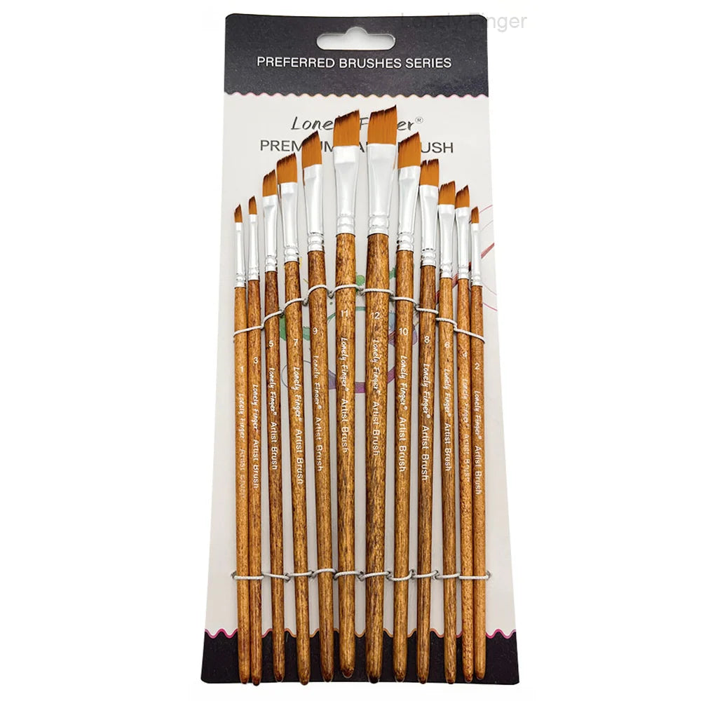 12/48pcs Professional Artist Paint Brush Set