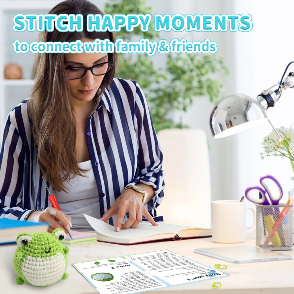 Frog Crochet Project Kit