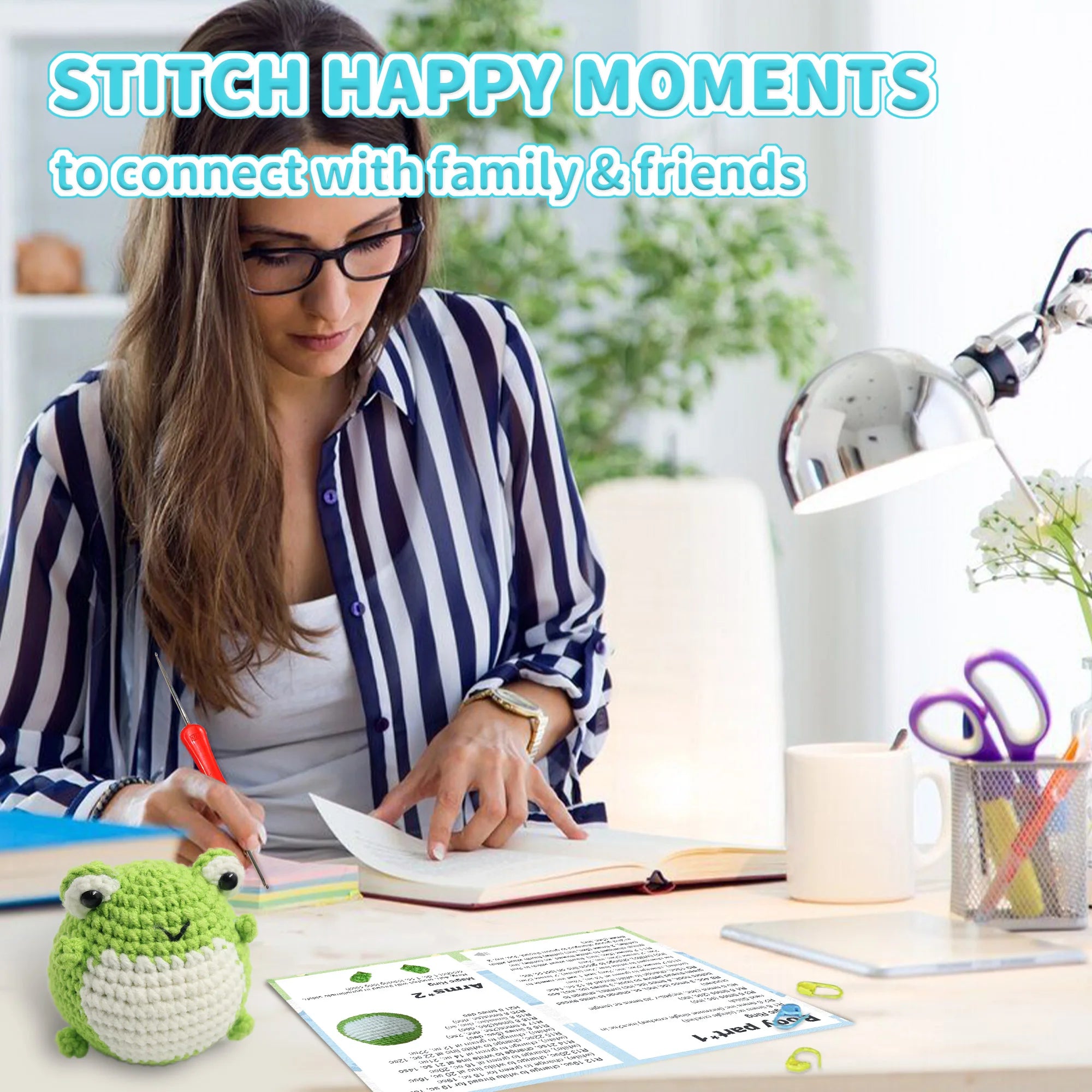 Frog Crochet Project Kit