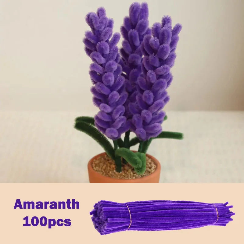 100pcs Colorful Chenille Stems