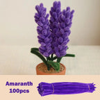 100pcs Colorful Chenille Stems