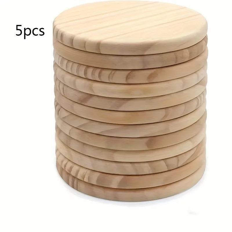 Blank Round Wood Coasters