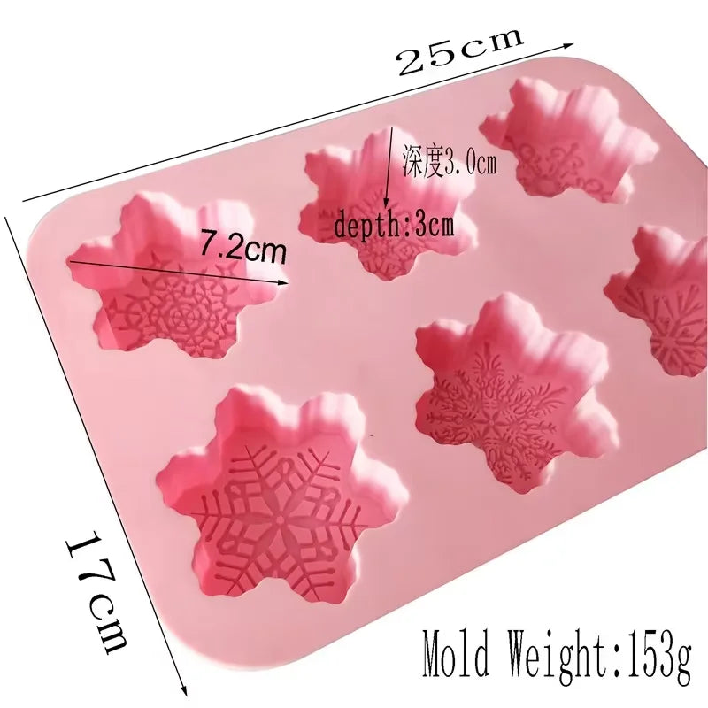6 Holes Handmade Silicone Mold
