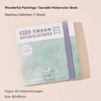 100% Cotton Mini Tearable Paper Book