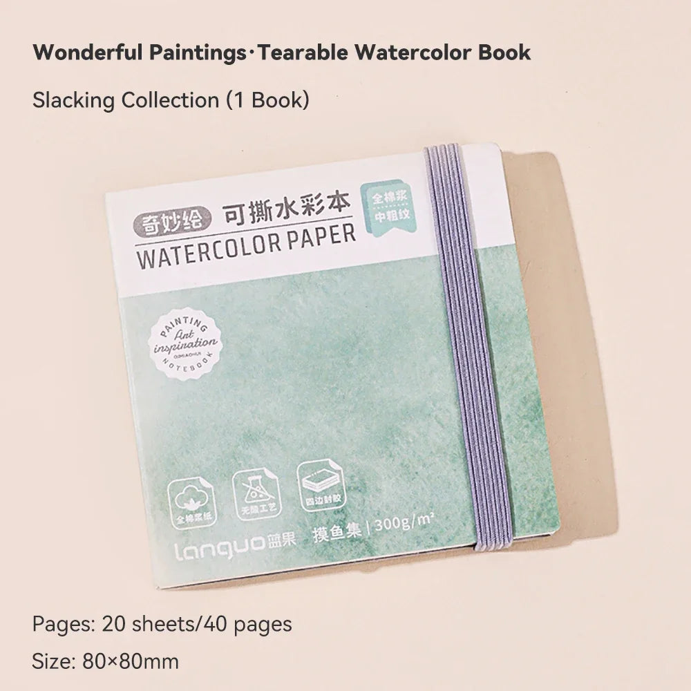 100% Cotton Mini Tearable Paper Book