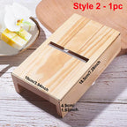 Wooden Planer Adjustable Soap Candle Cutter