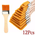 12pcs/set Memory Nylon Paint Brush Set