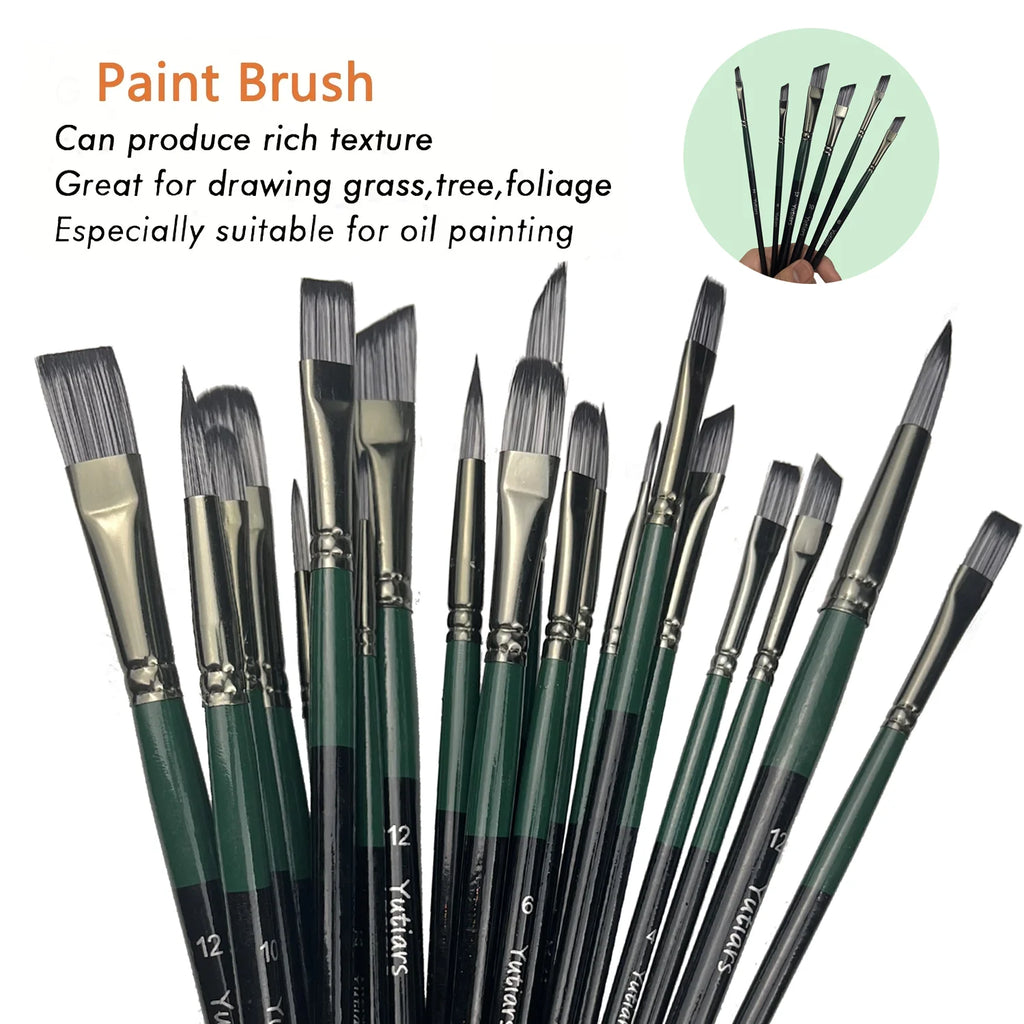 6/24pcs Professional Artist Paint Brush Set