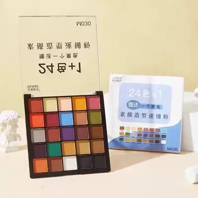 24 Colors Soft Artist Pastel Powder