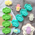 1pc 4-chamber palm silicone mold