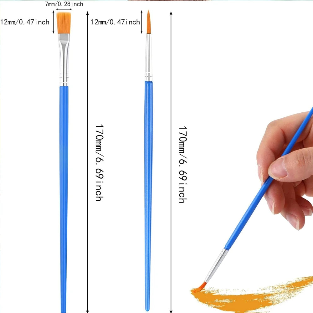 1-800pcs Acrylic Paint Brushes Set