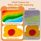 12/24/36/48 Color Silky Twistable Crayons,Washable Art Supplies, Multicultural Pastel Gel Crayons,Easy Grip Coloring Gift