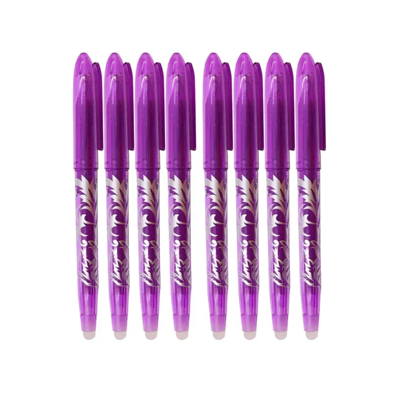 8/4pcs Multi-Color Erasable Gel Pen 0.5mm Tip
