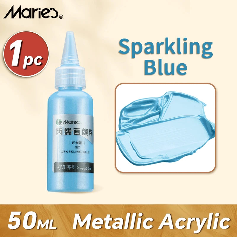 50ml Metallic Acrylic Paint