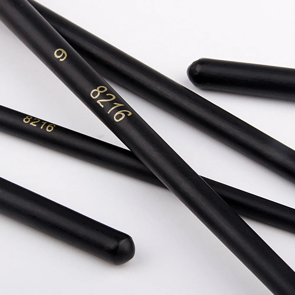 12 PCS Nylon Bristle Brushes Set for Artists