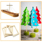 20-50pcs 2/3/5mm Balsa Wood Craft Sticks