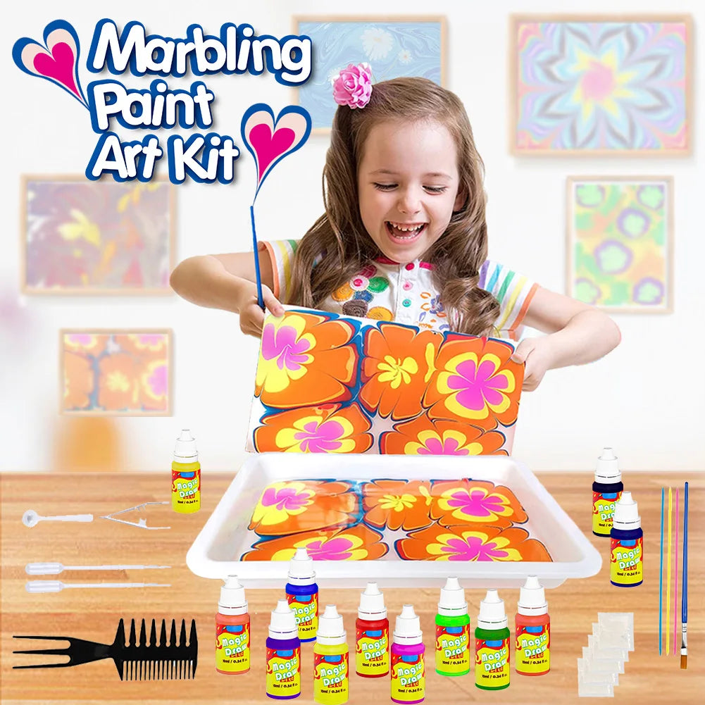 Marble Painting Kit for Kids