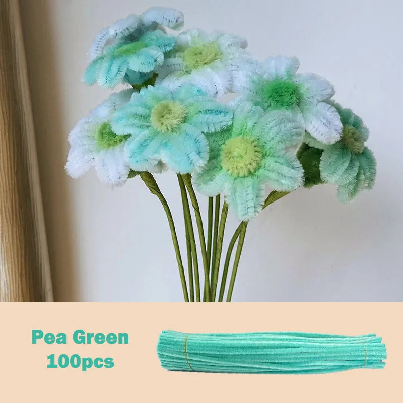100pcs Colorful Chenille Stems