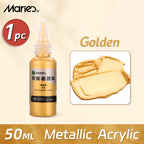 50ml Metallic Acrylic Paint