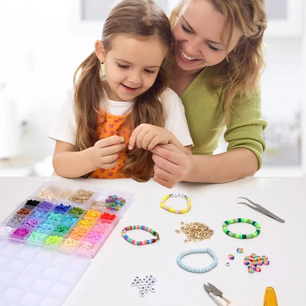 500pcs DIY Handmade Beaded Jewelry Making Kit