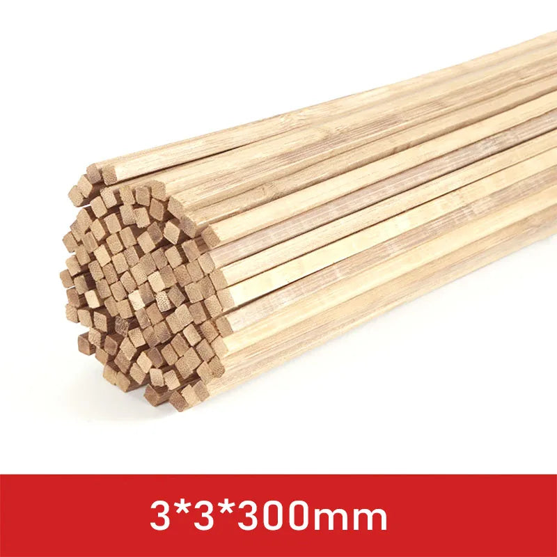 20-50pcs 2/3/5mm Balsa Wood Craft Sticks